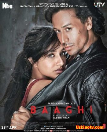 Смотреть Бунтарь (HD-720 качество) Baaghi (2016) онлайн