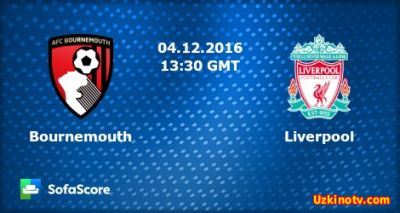 Борнмут - Ливерпуль смотреть онлайн трансляцию