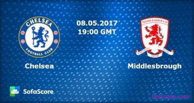 Смотреть онлайн Челси - Мидлсбро 8 мая 2017 HD